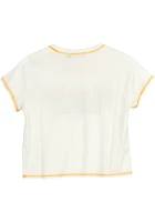 Junk Food Clothing Kansas City Chiefs Womens White Playmaker Short Sleeve T-Shirt