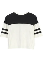 Junk Food Clothing Pittsburgh Steelers Womens White Hail Mary Short Sleeve T-Shirt