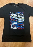 Junk Food Clothing Philadelphia 76ers Black Road Trip Short Sleeve T Shirt