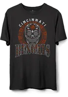 Junk Food Clothing Cincinnati Bengals Black Team Dia de Los Muertos Sugar Skull Short Sleeve T S..