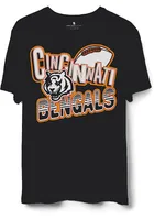 Junk Food Clothing Cincinnati Bengals Black PASS RUSH Short Sleeve T Shirt