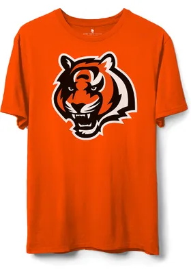 Junk Food Clothing Cincinnati Bengals Orange TEAM MASCOT Short Sleeve T Shirt