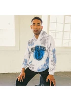 Junk Food Clothing Dallas Mavericks Mens Blue Tie Dye PO Fashion Hood