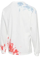 Junk Food Clothing Philadelphia 76ers Blue Tie Dye Long Sleeve Fashion T Shirt