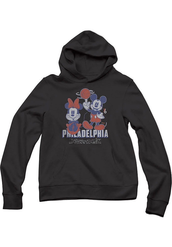 Junk Food Clothing Philadelphia 76ers Mens Black City Edition Fashion Hood