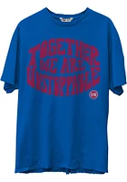 Junk Food Clothing Detroit Pistons Blue Positive Energy Short Sleeve Fashion T Shirt