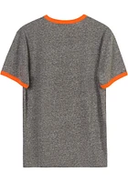 Junk Food Clothing Cleveland Browns Grey BACKYARD RINGER Short Sleeve Fashion T Shirt