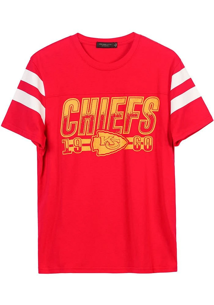 Junk Food Clothing Kansas City Chiefs GRIDIRON Short Sleeve Fashion T Shirt
