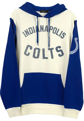 Junk Food Clothing Indianapolis Colts Mens White GOAL LINE Fashion Hood