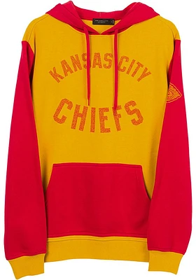 Junk Food Clothing Kansas City Chiefs Mens Red GOAL LINE Fashion Hood