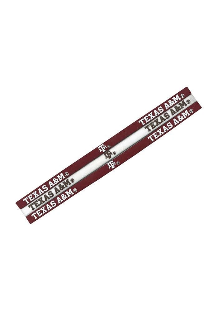 Texas A&M Aggies 3 Pack Elastic Womens Headband