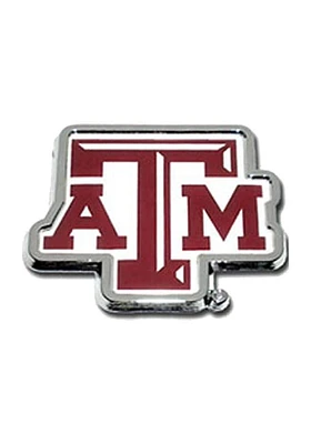 Texas A&M Aggies Domed Car Emblem - Maroon