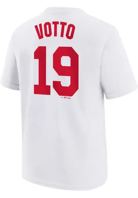 Joey Votto Cincinnati Reds Youth White Iowa Field Of Dreams NN Player Tee