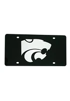 K-State Wildcats Silver Team Logo Car Accessory License Plate
