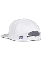 Iowa Hawkeyes White Retro Circle Mens Snapback Hat