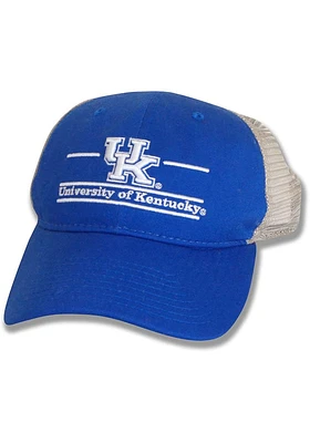 Kentucky Wildcats Logo Bar Meshback Adjustable Hat - Blue