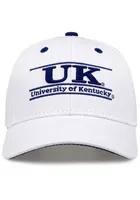 Kentucky Wildcats The Game Bar Adjustable Hat - White