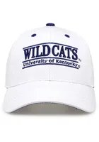 Kentucky Wildcats The Game Nickname Bar Adjustable Hat - White