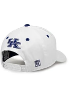 Kentucky Wildcats The Game Nickname Bar Adjustable Hat - White