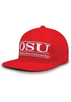 Ohio State Buckeyes Red Retro Bar Mens Snapback Hat