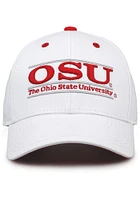 Ohio State Buckeyes Retro Bar Adjustable Hat - White