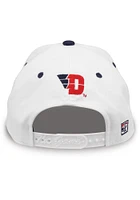 Dayton Flyers Retro Bar Nickname Adjustable Hat - White