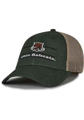 Ohio Bobcats Split Bar Trucker Adjustable Hat - Green