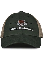 Ohio Bobcats Split Bar Trucker Adjustable Hat - Green