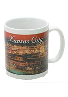 Kansas City Plaza Lights Ceramic Mug - White