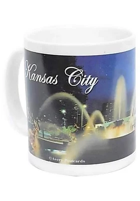 Kansas City Fountain Ceramic Mug - Blue
