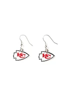 Kansas City Chiefs Logo Dangle Womens Earrings