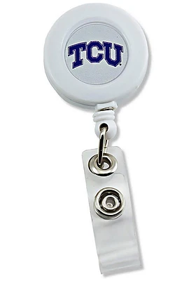 TCU Horned Frogs Plastic Badge Holder