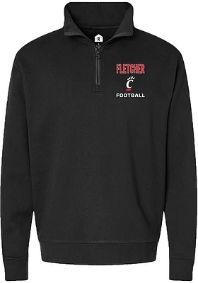 Mason Fletcher  Rally Cincinnati Bearcats Mens NIL Embroidered Long Sleeve Qtr Zip Pullover