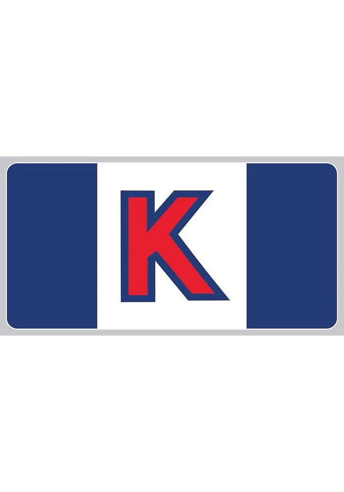 Kansas Jayhawks 4x7 Gameday Flag Auto Decal - Blue