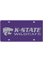 K-State Wildcats Purple Purple Team Name, Logo Car Accessory License Plate