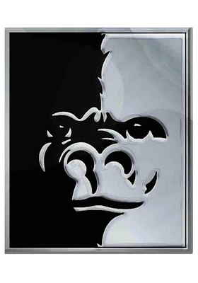 Pitt State Gorillas Chrome Square Car Emblem - Black
