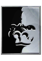 Pitt State Gorillas Chrome Square Car Emblem - Black