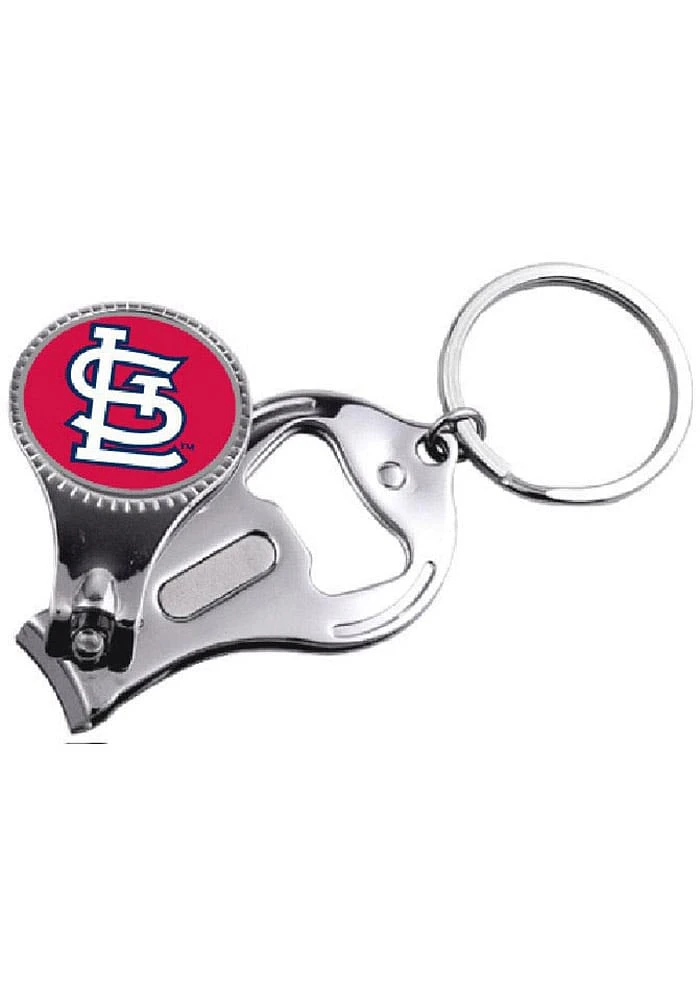 St Louis Cardinals Multi Function Keychain - Silver