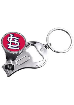 St Louis Cardinals Multi Function Keychain - Silver