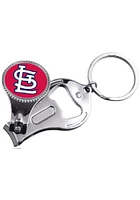 St Louis Cardinals Multi Function Keychain - Silver
