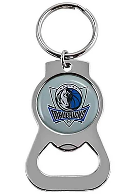 Dallas Mavericks Logo Bottle Opener Keychain - Blue