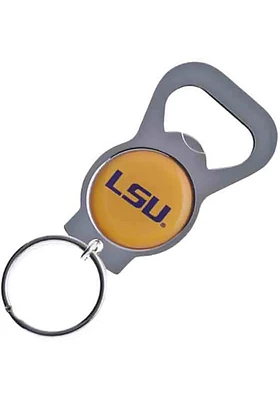 LSU Tigers Bottle Opener Keychain - Yellow