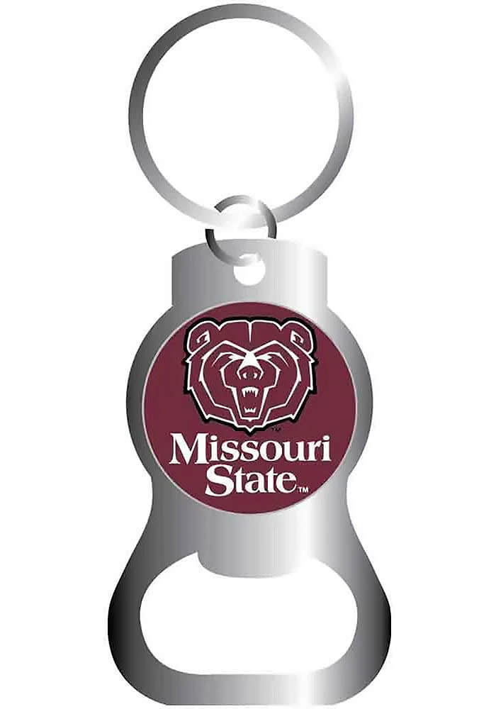 Missouri State Bears Bottle Opener Design Keychain - Maroon