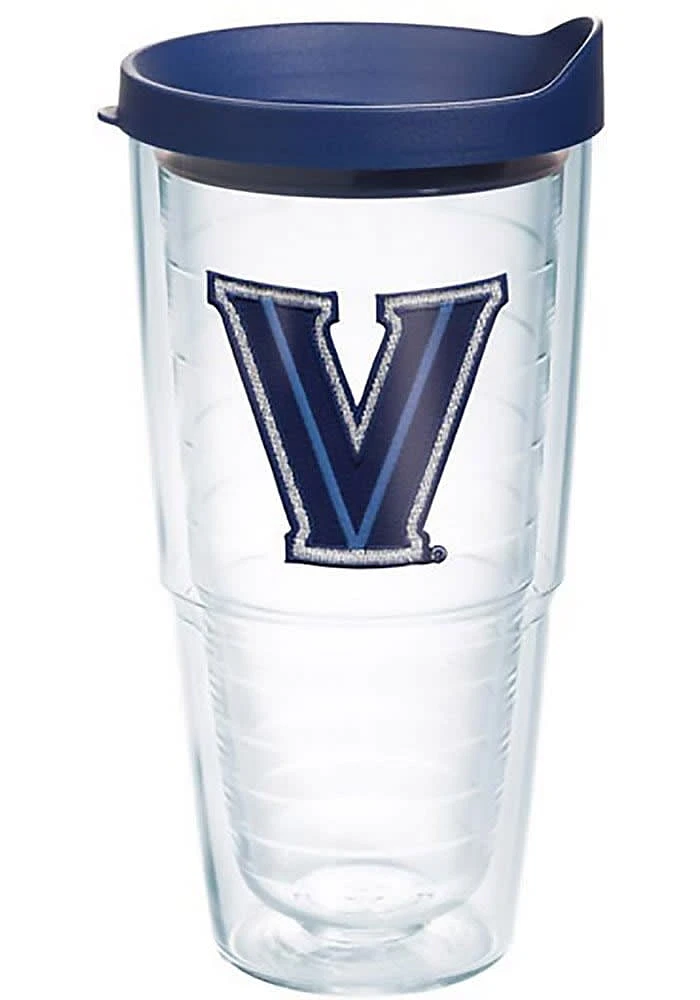 Villanova Wildcats 24oz Clear Lid Tumbler