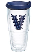 Villanova Wildcats 24oz Clear Lid Tumbler