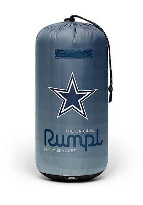 Dallas Cowboys Puffy Fleece Blanket - Navy Blue