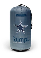 Dallas Cowboys Puffy Fleece Blanket - Navy Blue