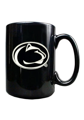 Penn State Nittany Lions 15 oz Black Logo Ceramic Mug - Black