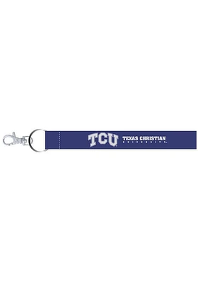 TCU Horned Frogs Wristlet Keychain - Purple