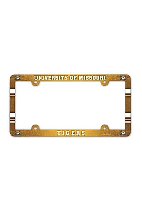 Missouri Tigers Full Color Plastic License Frame